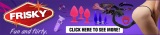 Frisky purple fun and flirty with items web banner 600 x 130