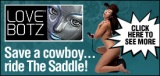 Saddle Web Banner Cowboy 275 x 130