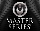 Masters Series Logo on Black Screen 390 x 300