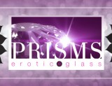Prisms Erotic Glass Web Banner on purple screen 390 x 300