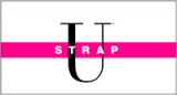 Strap U Logo Pink Bar on White 200 x 138