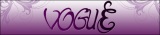 Vogue Banner Purple on Purple 600 x 130